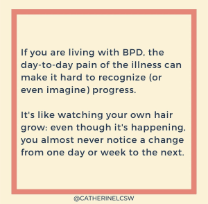 BPD recovery progress