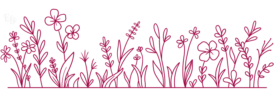 Blooming Flowers Blog Banner Logo Eliza Blooms Mental Health Journal